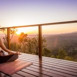 Morning Yoga at Leopard Mountain KZN, Safari and Game Lodge South Africa