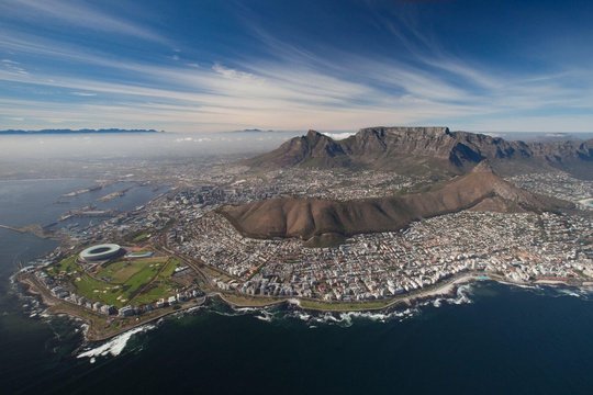 Ariel view of Cape Town