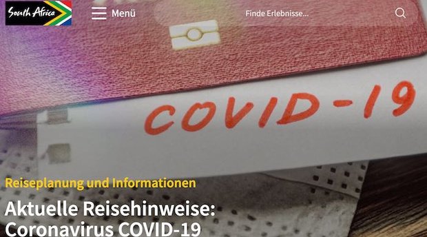 Aktuelle Reisehinweise Südafrika: Coranavirus COVID-19