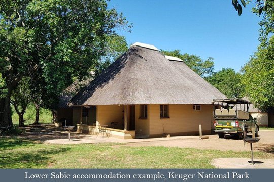 Chalet accommodation at Lower Sabie Rest Camp