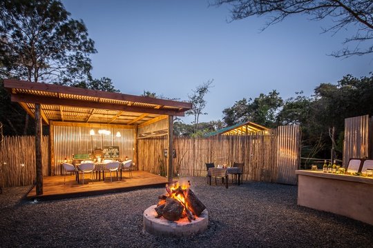 Makakatana Bay Lodge is set on the banks of Lake St Lucia within the iSimangaliso Wetland Park World Heritage Site, St. Lucia, KZN, South Africa