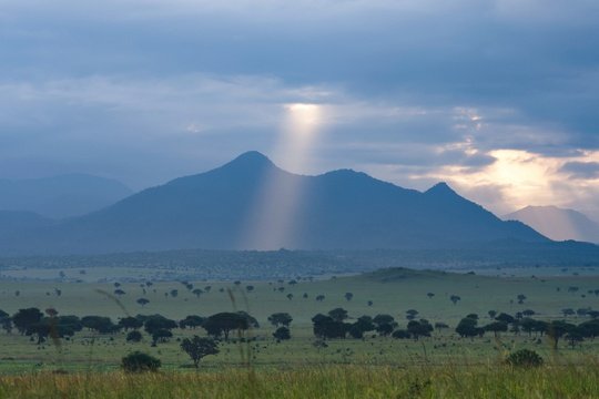 Sunset at Kidepo Valley National Park, Uganda