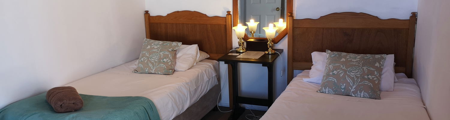Room B - Twin Room Knysna Guesthouse Accommodation