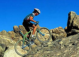 Mountain biking