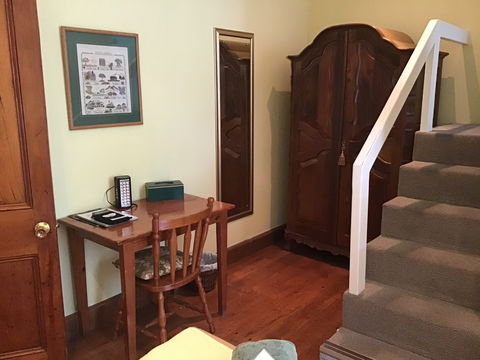 Twin room with desk and armchair, guesthouse Twin room with desk and armchair, guesthouse