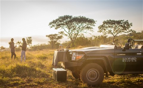 Safari and Game Lodge experience at Leopard Mountain Safari Lodge in KwaZulu-Natal, South Africa