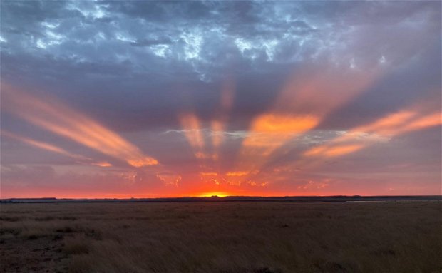 sunset in the Karoo