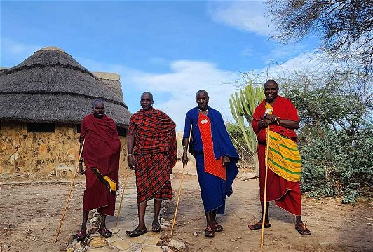 Masai 'askaris', or guards.