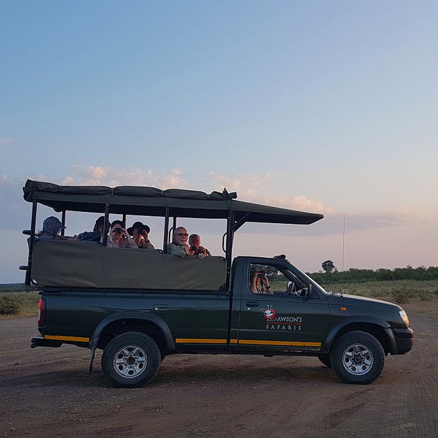 Group on a custom safari in South Africa