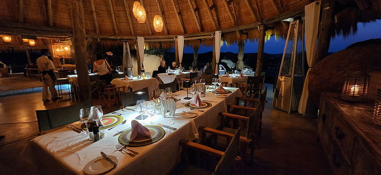 Dining room at Camp Kipwe. 