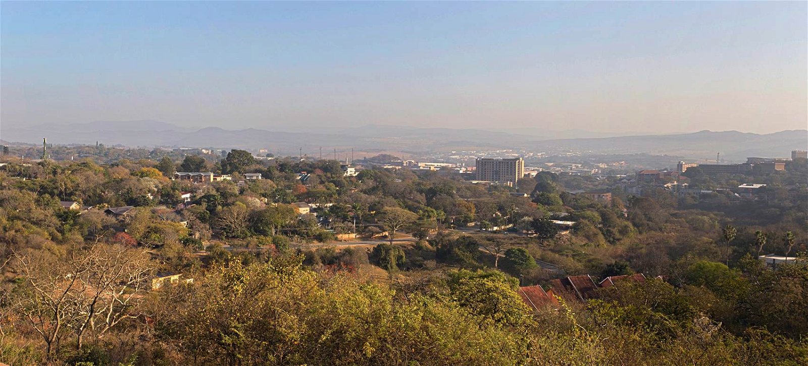 Nelspruit or Mbombela city scene