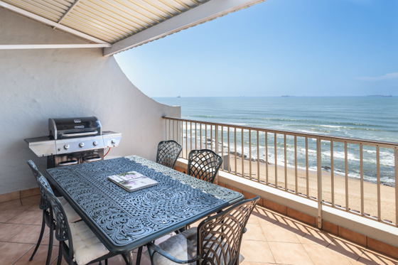 Balcony view and surrounding area