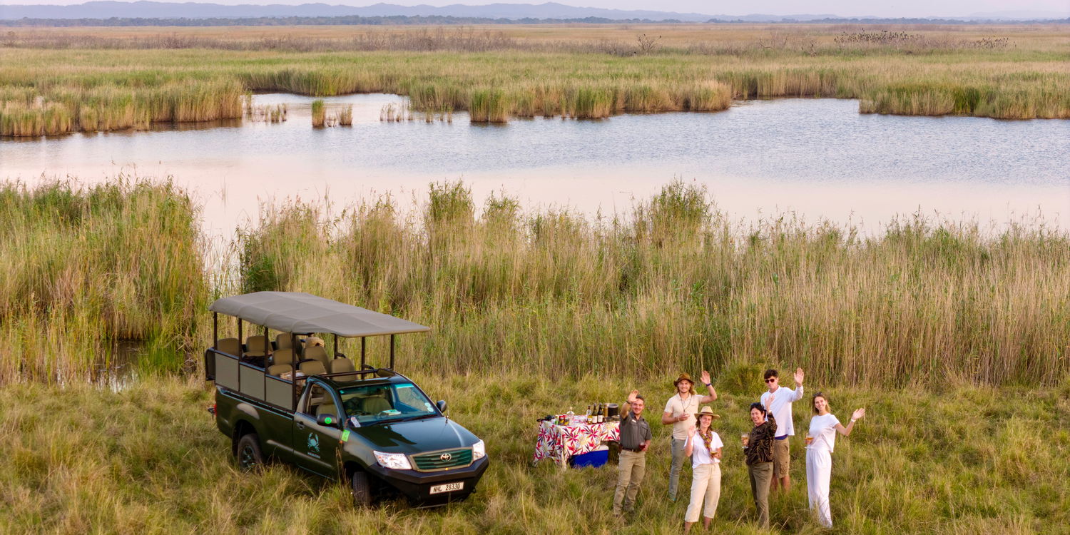 Makakatana Bay Safari Lodge situated in the iSimangaliso Wetland Park