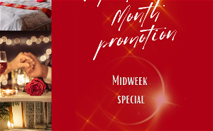 Valentine`s Month - MIDWEEK SPECIAL - Your Romantic Getaway