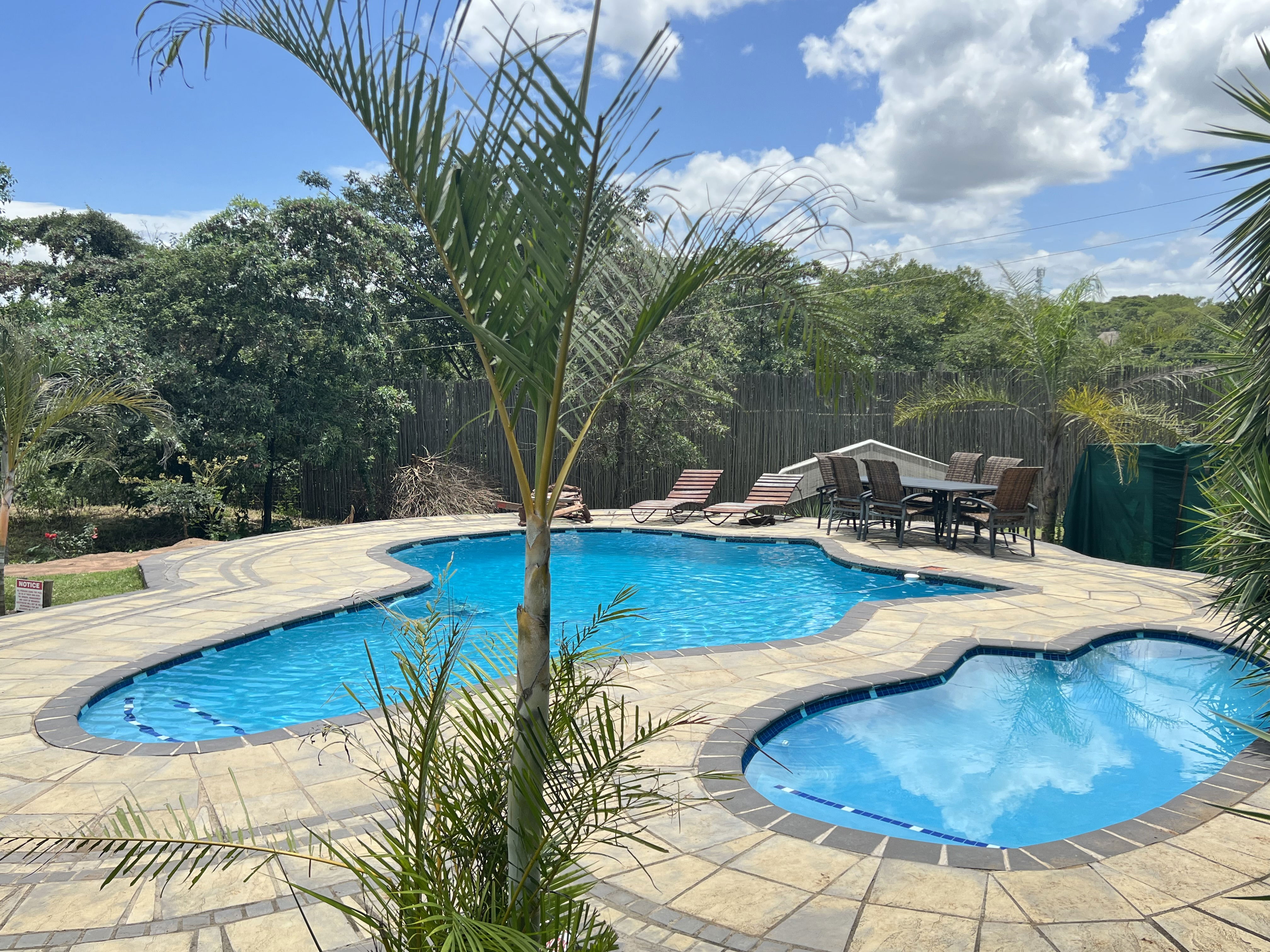 pool with beautiful view