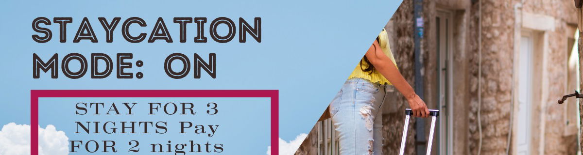 Staycation: Stay for 3 nights, Pay for 2