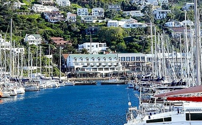 Simon's Town harbour and quayside on the False Bay coast Simon's Town harbour and quayside on the False Bay coast