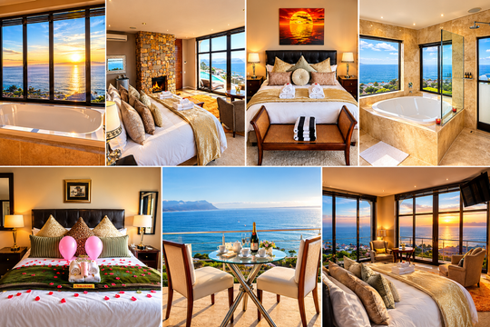 Aqua Terra collage of suites, sea views and a terrace