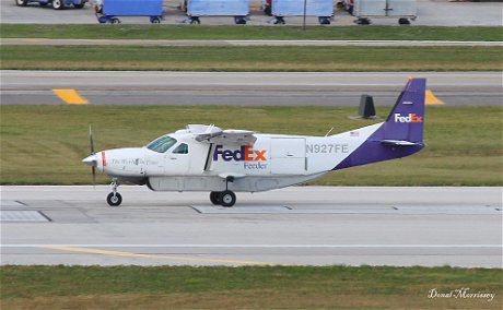 A cessna grand caravan, owned by FedEx