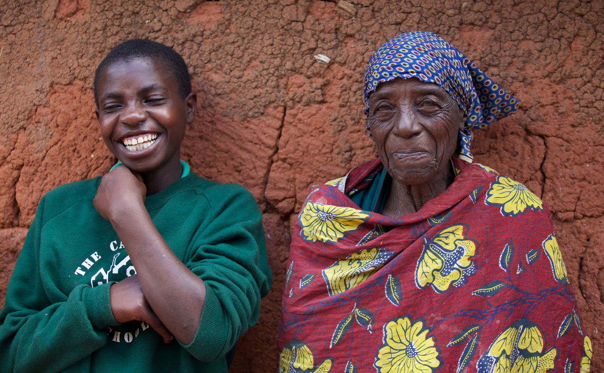 Two villagers from Igoda Village in the South of Tanzania. 