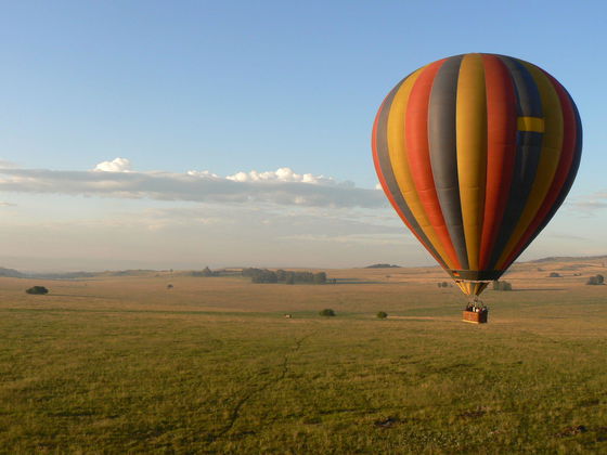Hot Air Balloon Flying