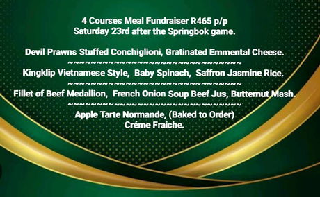 4 Courses Meal Fundraiser - The Frenchman Fine Cuisine