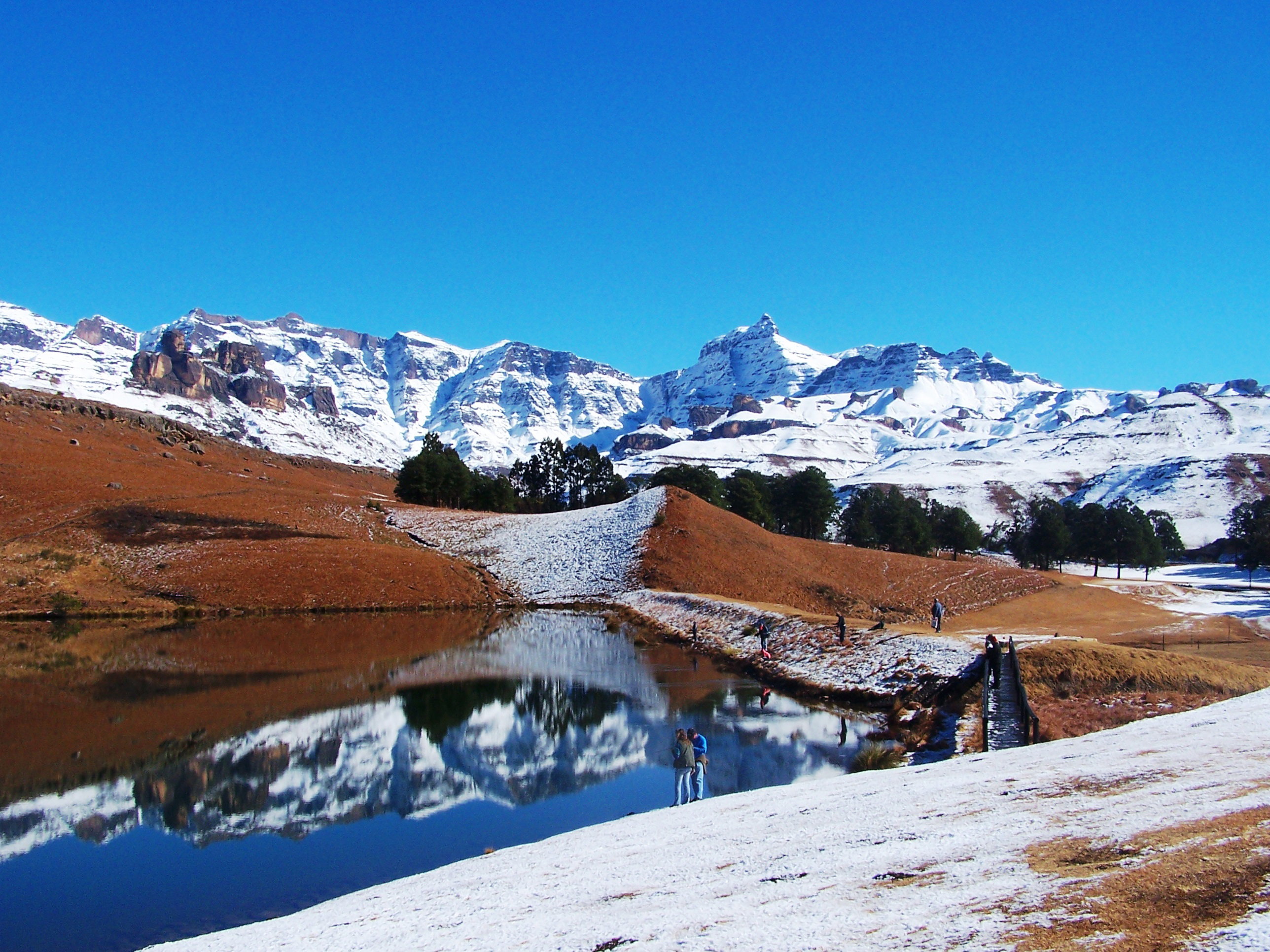 Snow on Rhino's Horn Mountain Range