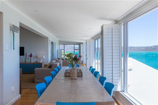 DINING AREA OPEN PLAN ENCLOSED PATIO