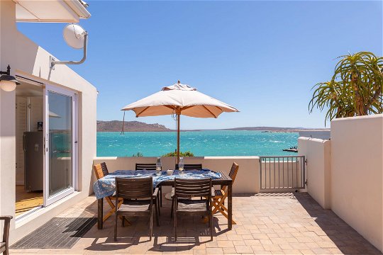 OPEN PATIO AREA WITH BEAUTIFUL LAGOON VIEWS