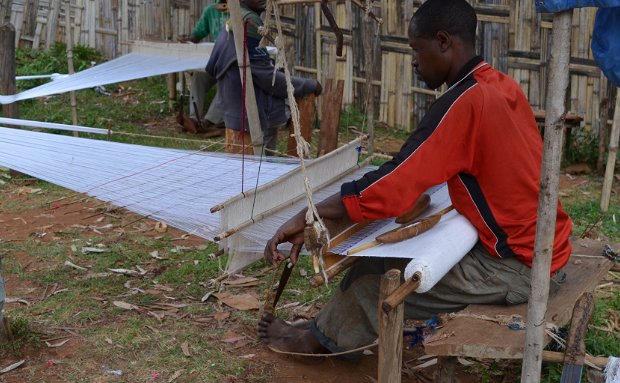 Traditional weaving at Dorze Village