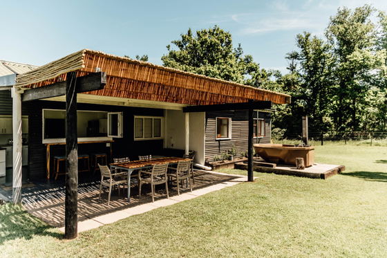 Hot tub at Bokrivier Cottages 