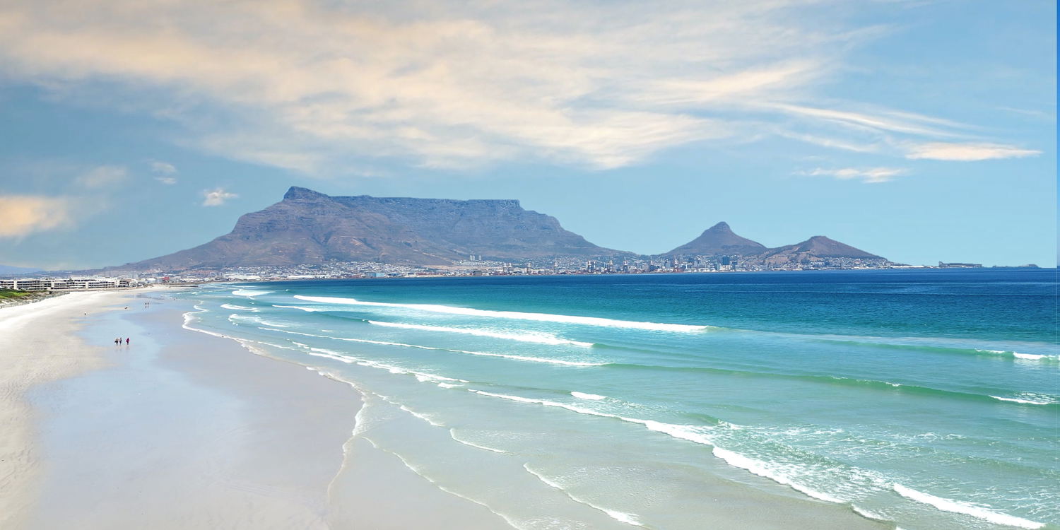 Milnerton Beach - Location of Woodbridge Lodge Self Catering Beachfront Villa
