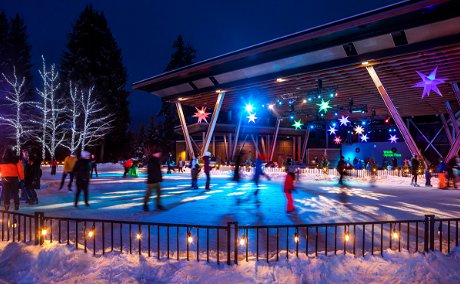 Ice Skating in Whistler, Canada Ice Skating in Whistler, Canada