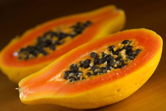 Fresh fruit on form part of Dolphin Island's delicious cuisine
