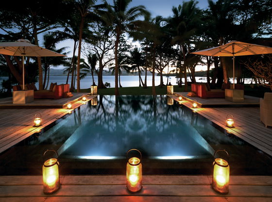 Infinity pool at Dolphin Island