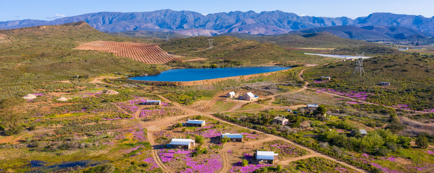 Stone cottage farm cabin South Africa