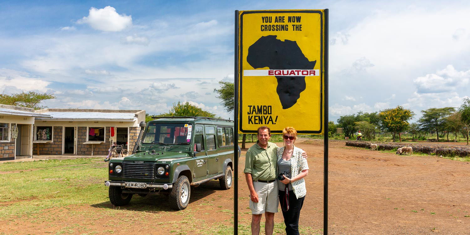 Neville Jones and Evelyn Weskob Crossing the equator
