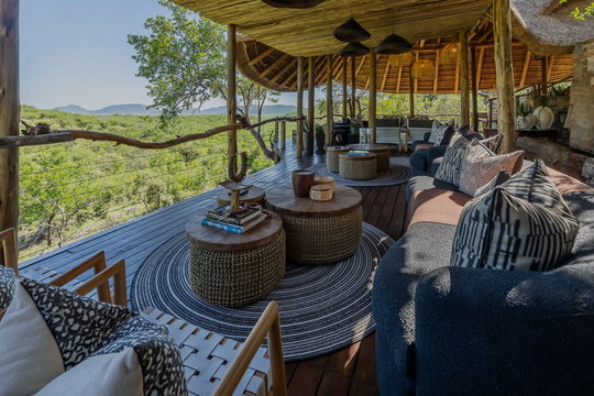 Main deck at Buffalo Ridge Safari Lodge, Madikwe Game Reserve Main deck at Buffalo Ridge Safari Lodge, Madikwe Game Reserve