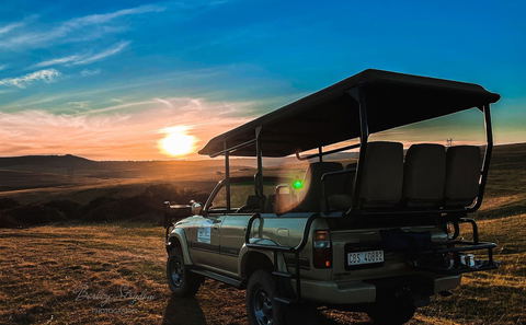 Safari sunset at Hartenbos Game Lodge