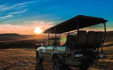 Safari sunset at Hartenbos Game Lodge