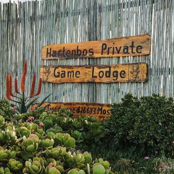 Entrance at Hartenbos Game Lodge