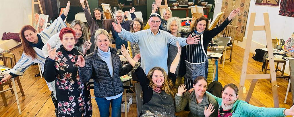 Cathy Milner Art weekend at the Karoo Art Hotel 