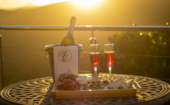 The Romantic Getaway and Honeymoon Special Offer: save 25% on the rack rates and get a bottle of sparkling wine and platter..