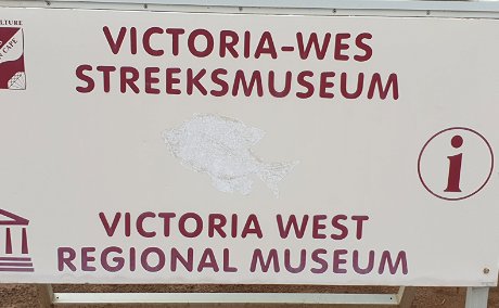 Victoria West Museum - fossils & local history