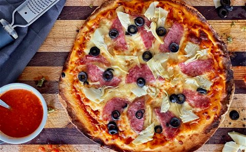 Pizza, Margherita, Tommy, Sugo, restaurant, Tomato, salami, artichoke, olive, milnerton