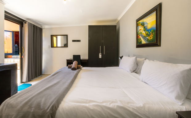our beautiful room in the courtyard 
