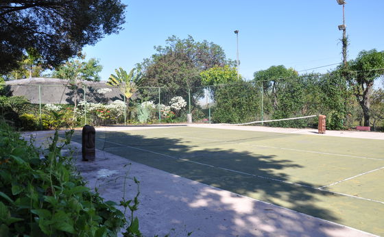 Free tennis for booked in guests