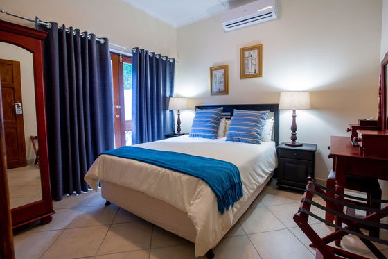 Queen size bed in our double room