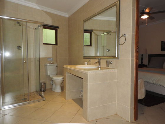 Shower in room 6, Double room 