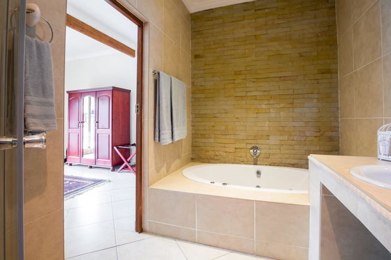 Bath in the family room